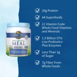 Raw Organic All-In-One Shake - Vanilla - 525g 13 Raw Organic All-In-One Shake - Vanilla - 525g -Garden Of Life Shop 12166761 2444944325217616