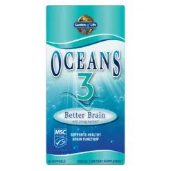 Oceans 3 - Better Brain Omega-3 With OmegaXanthin - 90 Softgels