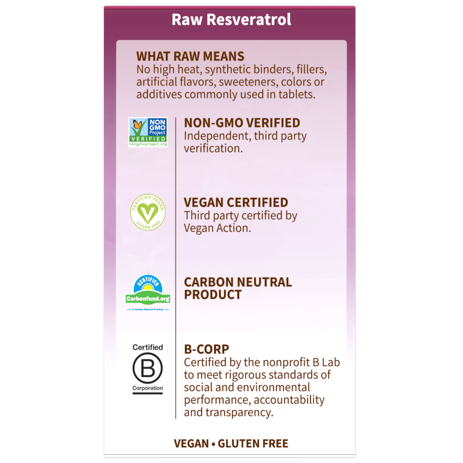 Raw Vegetarian Resveratrol - 60 Capsules 5 Raw Vegetarian Resveratrol - 60 Capsules - Image 5