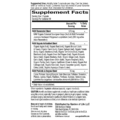 Raw Vegetarian Resveratrol - 60 Capsules 7 Raw Vegetarian Resveratrol - 60 Capsules -Garden Of Life Shop 12323308 6494723327837332