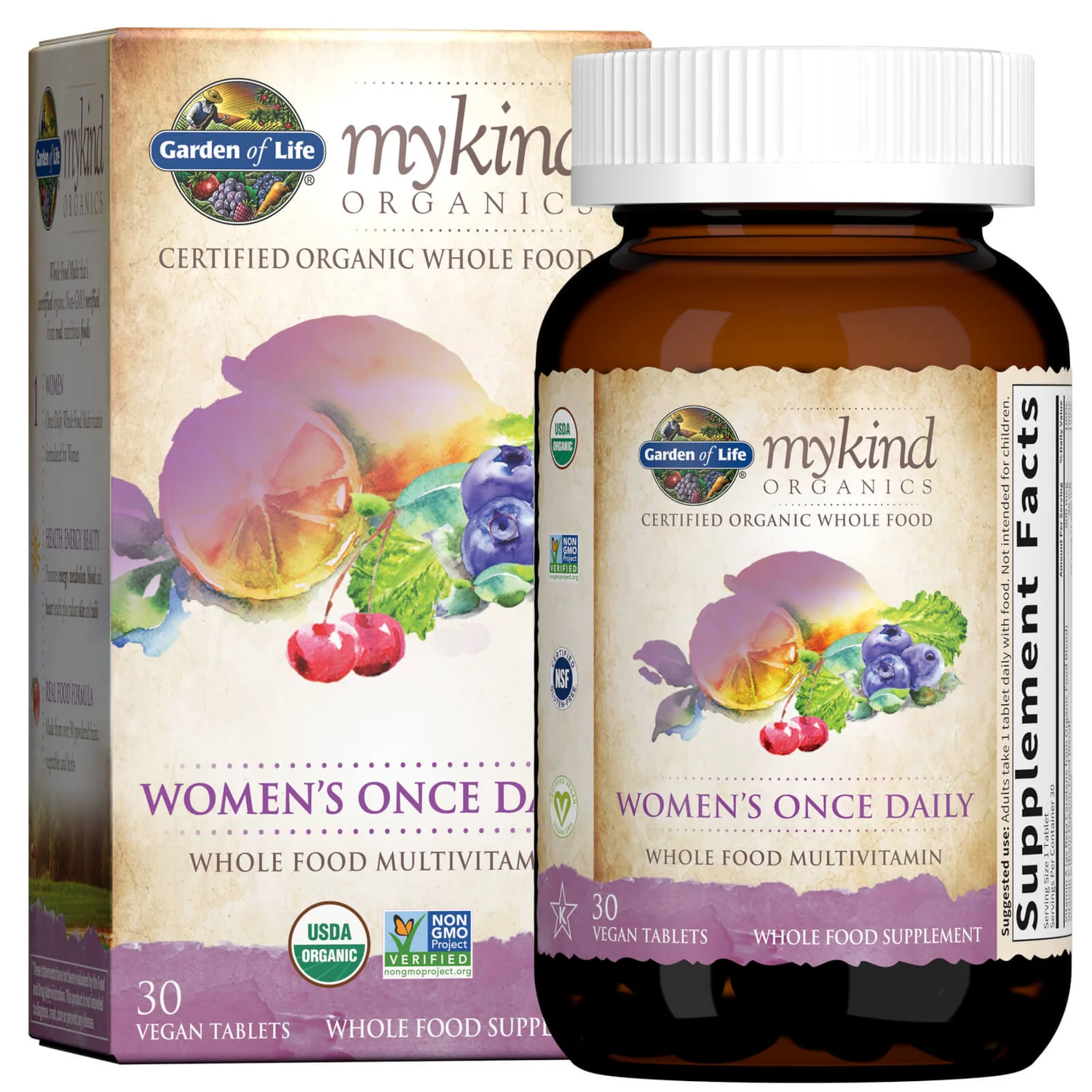 Mykind Organics Women's Once Daily - 30 Tablets 2 Mykind Organics Women's Once Daily - 30 Tablets - Image 2