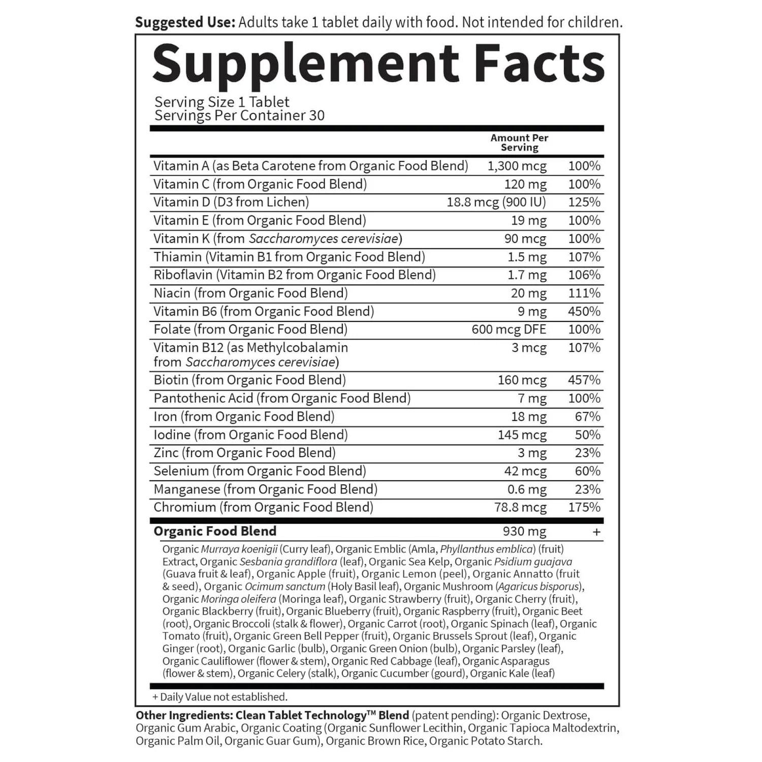 Mykind Organics Prenatal Once Daily - 30 Tablets 3 Mykind Organics Prenatal Once Daily - 30 Tablets - Image 3