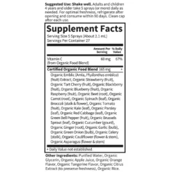 Mykind Organics Vitamin C Spray - Orange Tangerine - 58ml -Garden Of Life Shop 12323326 1764889393881242