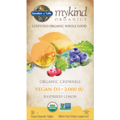 Mykind Organics Vegan D3 - Raspberry Lemon - 30 Chewables