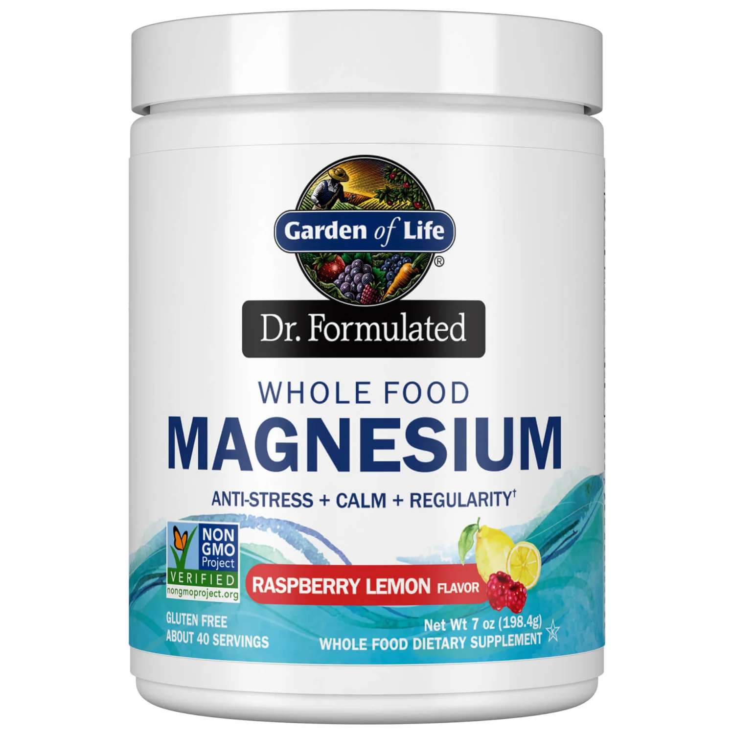 Whole Food Magnesium - Raspberry Lemon - 198.4g 1 Whole Food Magnesium - Raspberry Lemon - 198.4g