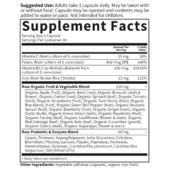 Vitamin Code Raw Iron - 30 Capsules -Garden Of Life Shop 12434430 5294928340437271