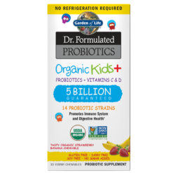Microbiome Organic Kids - Strawberry Banana - 30 Chewables