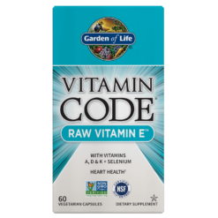 Vitamin Code Raw Vitamin E - 60 Capsules
