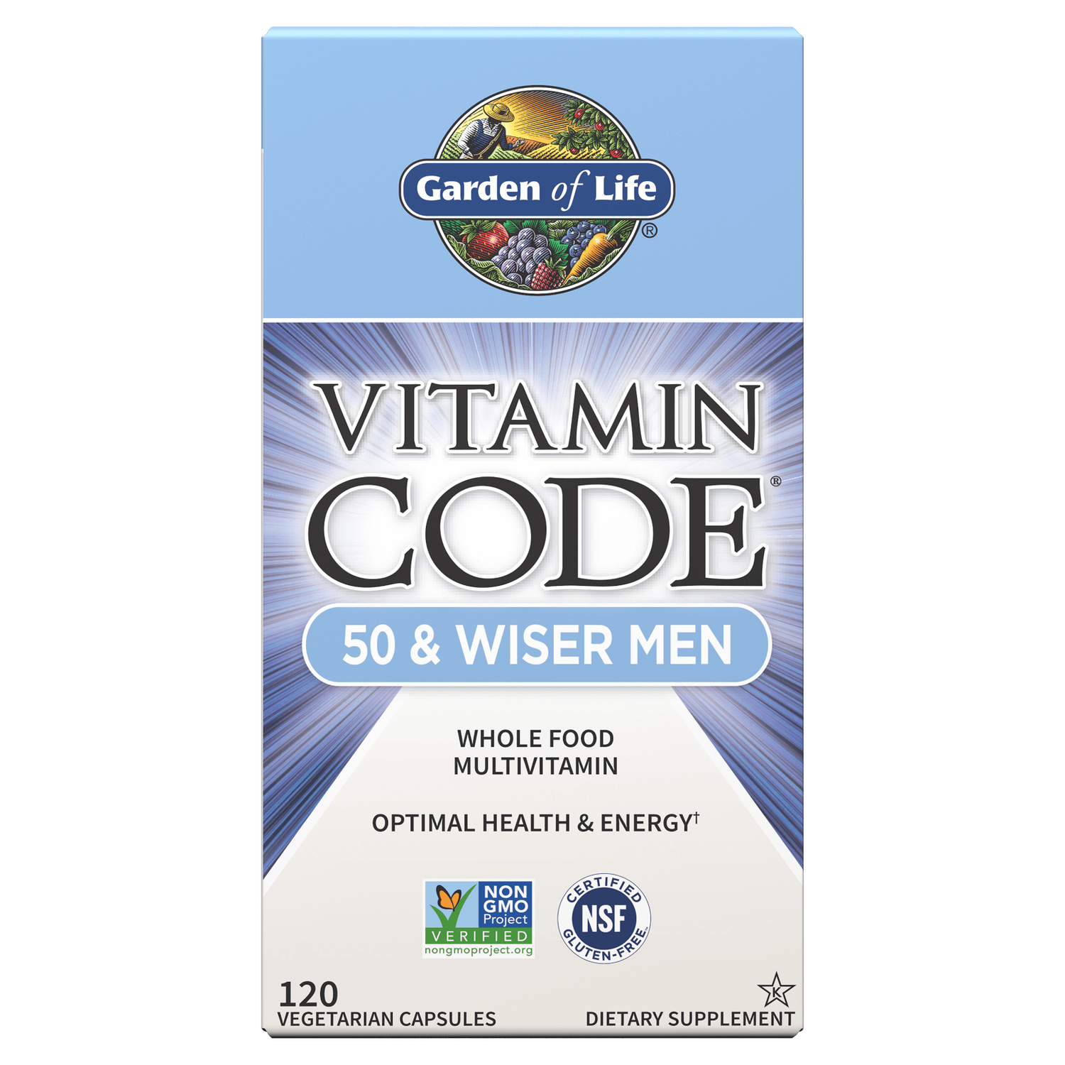 Vitamin Code Men 50+ And Wiser - 120 Capsules 1 Vitamin Code Men 50+ And Wiser - 120 Capsules