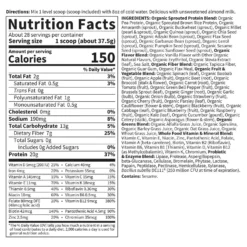 Raw Organic All-In-One Shake - Vanilla - 1050g -Garden Of Life Shop 12507173 3955046980281452