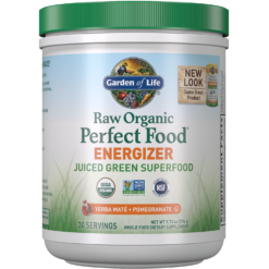 Raw Organic Perfect Food Energizer - Yerba Mate Pomegranate - 276g