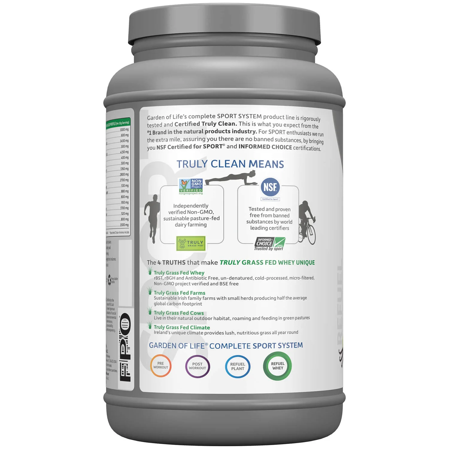 Sport Grass Fed Whey - Vanilla - 640g 2 Sport Grass Fed Whey - Vanilla - 640g - Image 2