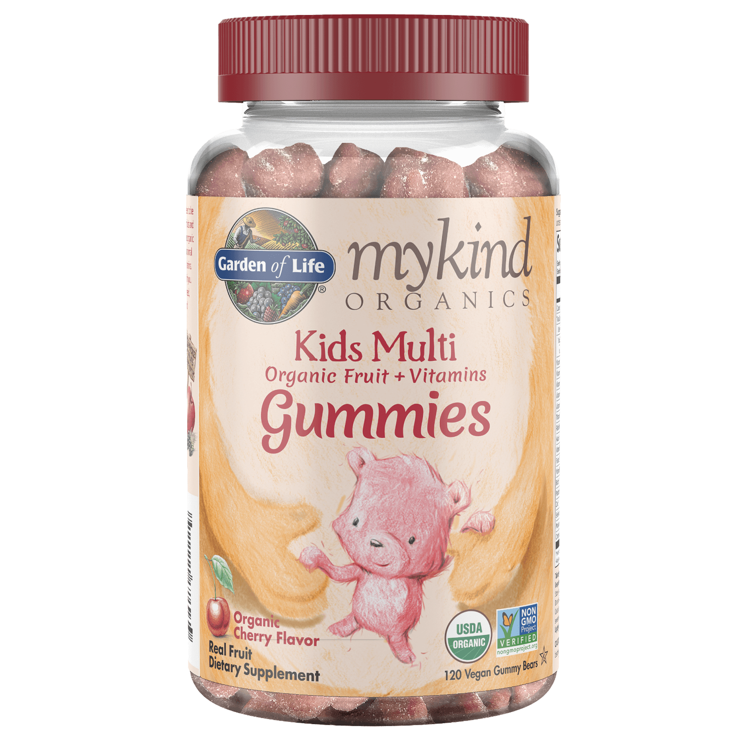 Mykind Organics Kids Multi Gummies - Cherry - 120 Gummies 1 Mykind Organics Kids Multi Gummies - Cherry - 120 Gummies