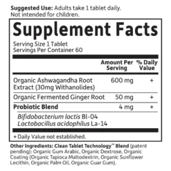 Mykind Organics Herbal Ashwagandha - 60 Tablets -Garden Of Life Shop 12507205 1014775878411218