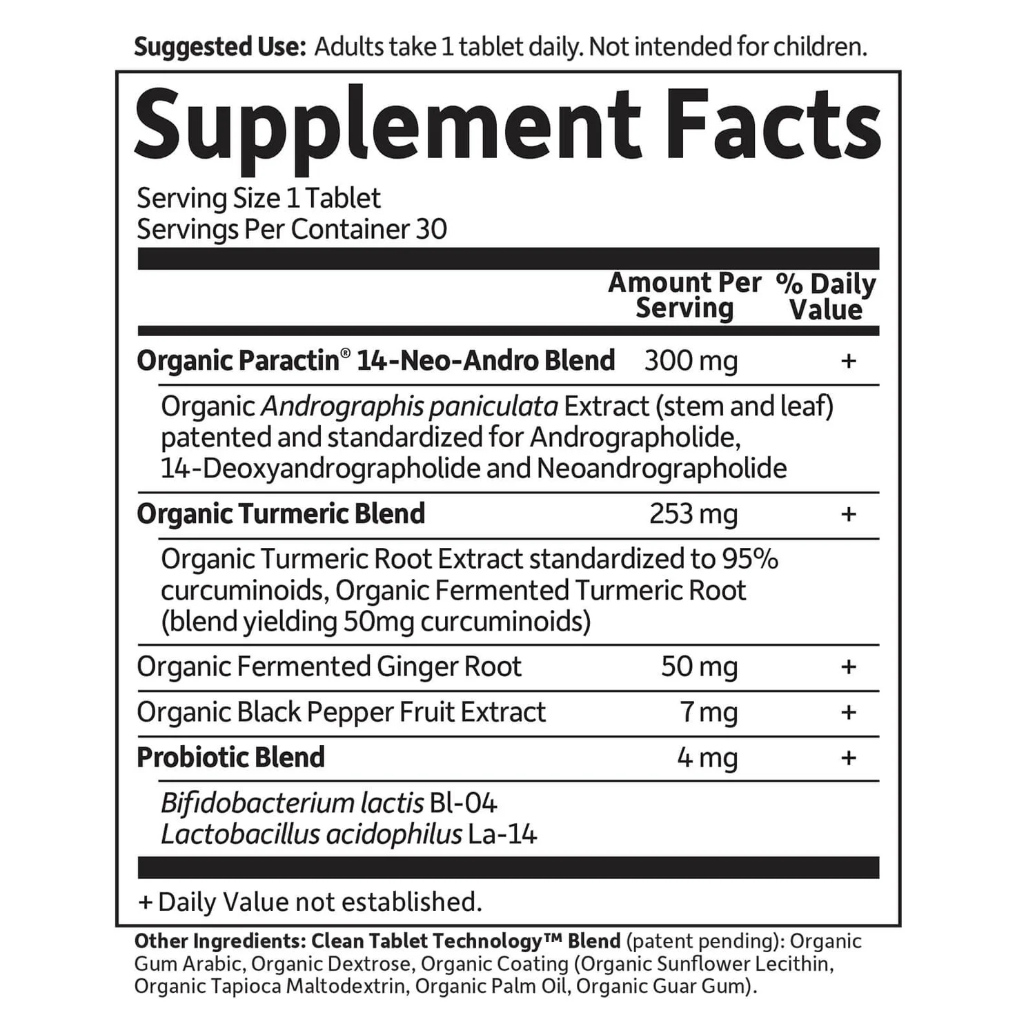 Mykind Organics Herbal Turmeric - Pain Relief - 30 Tablets 2 Mykind Organics Herbal Turmeric - Pain Relief - 30 Tablets - Image 2