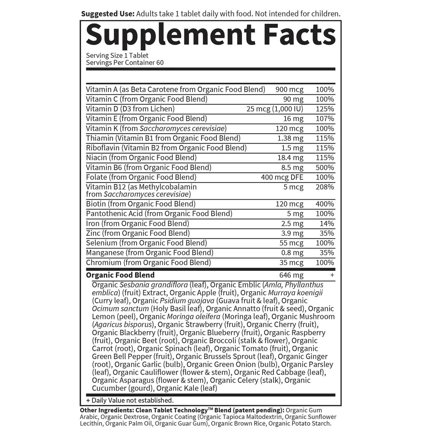 Mykind Organics Women's Once Daily - 60 Tablets 3 Mykind Organics Women's Once Daily - 60 Tablets - Image 3