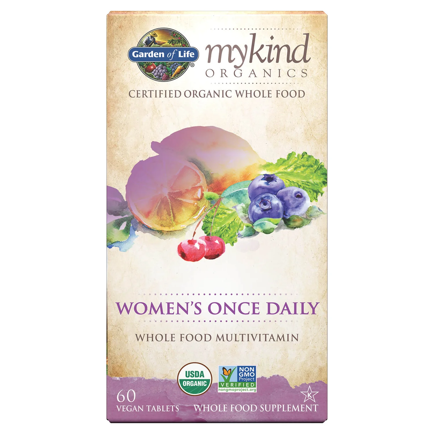 Mykind Organics Women's Once Daily - 60 Tablets 1 Mykind Organics Women's Once Daily - 60 Tablets