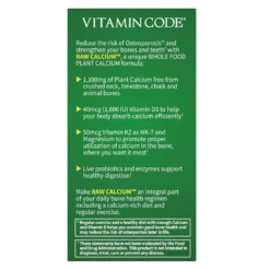 Vitamin Code Raw Calcium - 120 Capsules -Garden Of Life Shop 12507220 3934928329756872