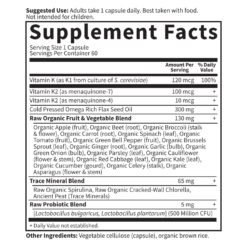 Vitamin Code Raw K-Complex - 60 Capsules -Garden Of Life Shop 12507245 1104928341134912