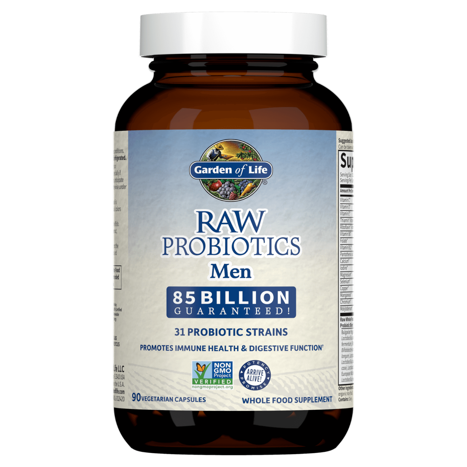 Raw Microbiomes Men - Cooler - 90 Capsules 2 Raw Microbiomes Men - Cooler - 90 Capsules - Image 2