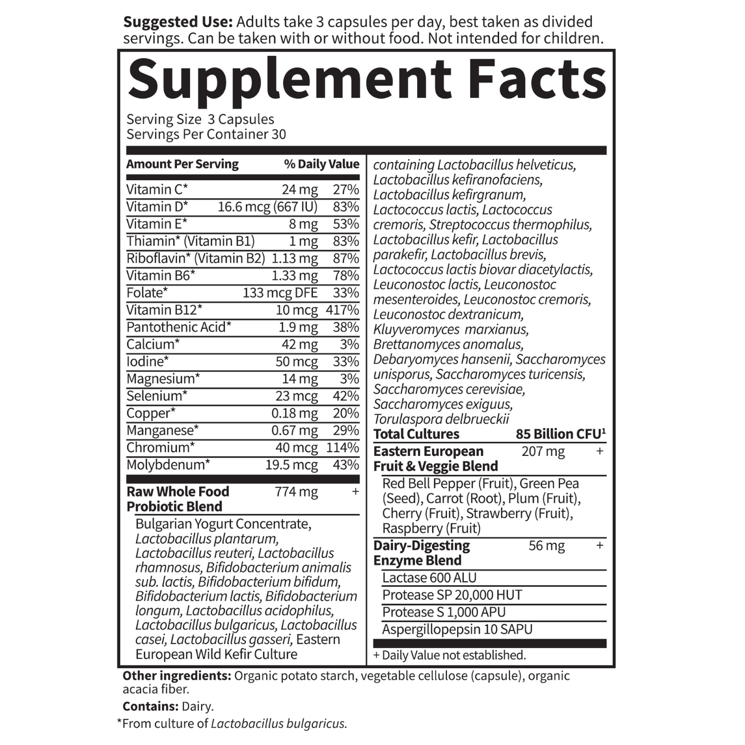 Raw Microbiomes Women 50+ And Wiser - Cooler - 90 Capsules 2 Raw Microbiomes Women 50+ And Wiser - Cooler - 90 Capsules - Image 2