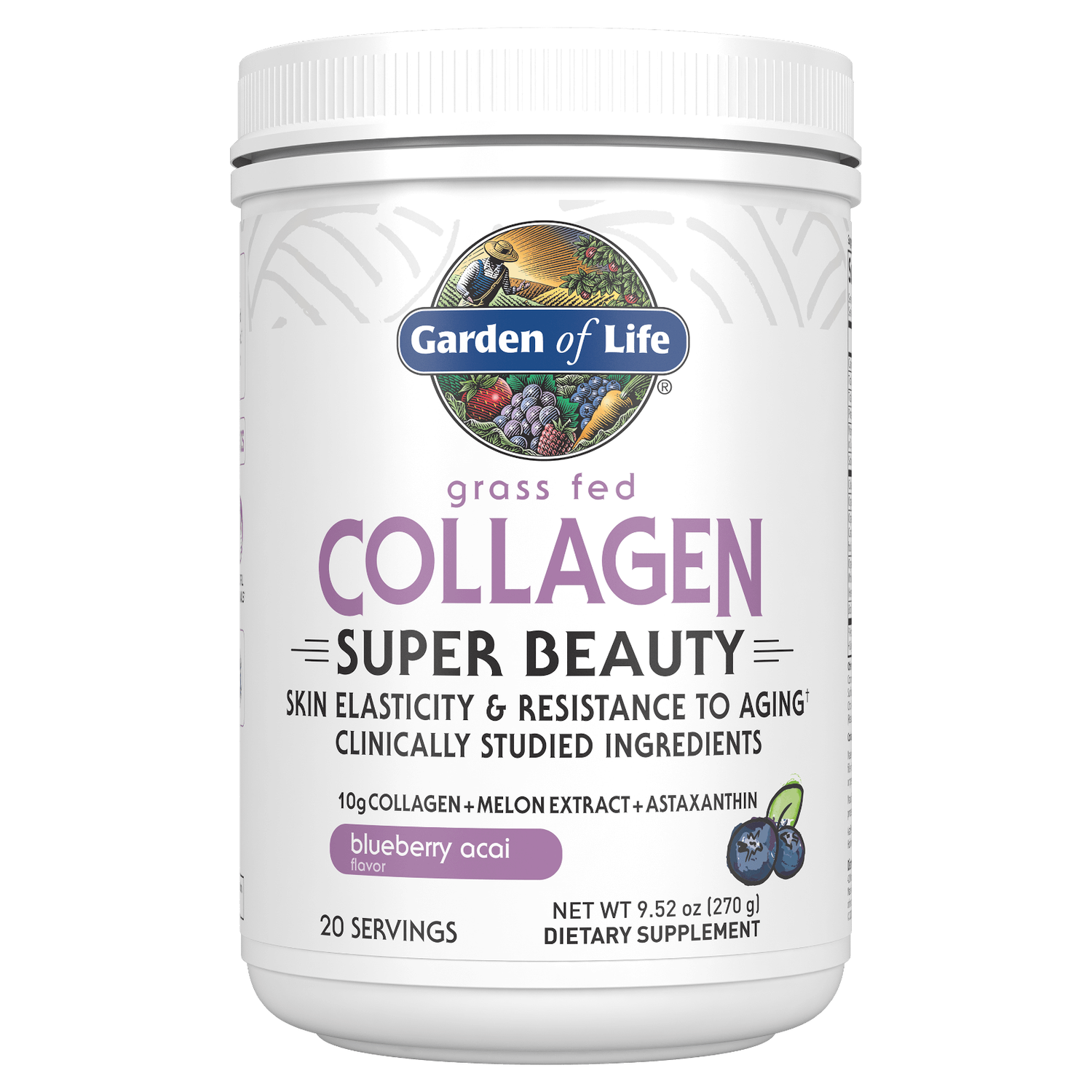 Collagen Super Beauty - Blueberry Acai - 270g 1 Collagen Super Beauty - Blueberry Acai - 270g