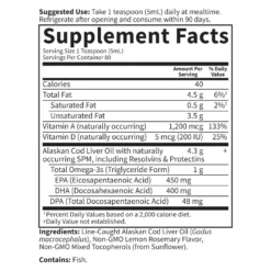 Dr. Formulated Alaskan Cod Liver Oil 80 5 Dr. Formulated Alaskan Cod Liver Oil 80 -Garden Of Life Shop 12660652 1424929307707573