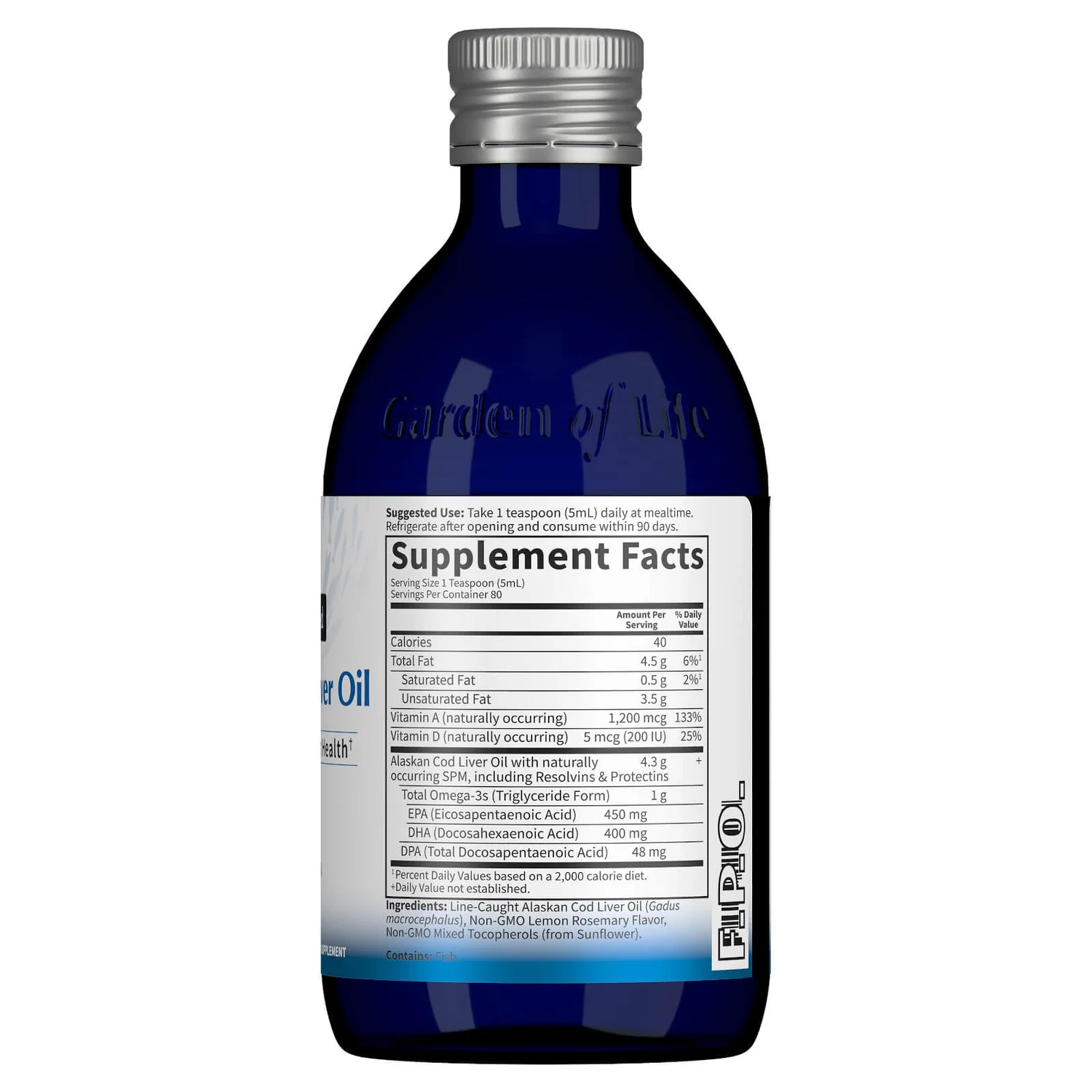 Dr. Formulated Alaskan Cod Liver Oil 80 2 Dr. Formulated Alaskan Cod Liver Oil 80 - Image 2