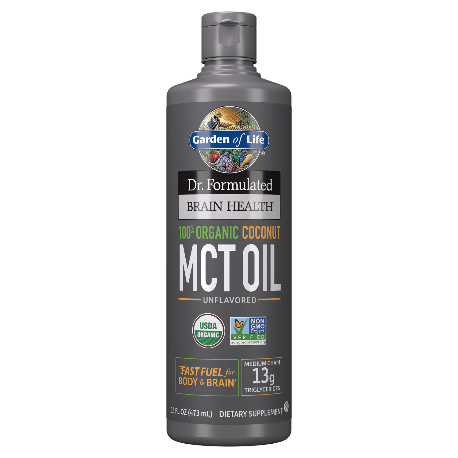 Dr. Formulated Brain Health MCT Oil 946ml 1 Dr. Formulated Brain Health MCT Oil 946ml