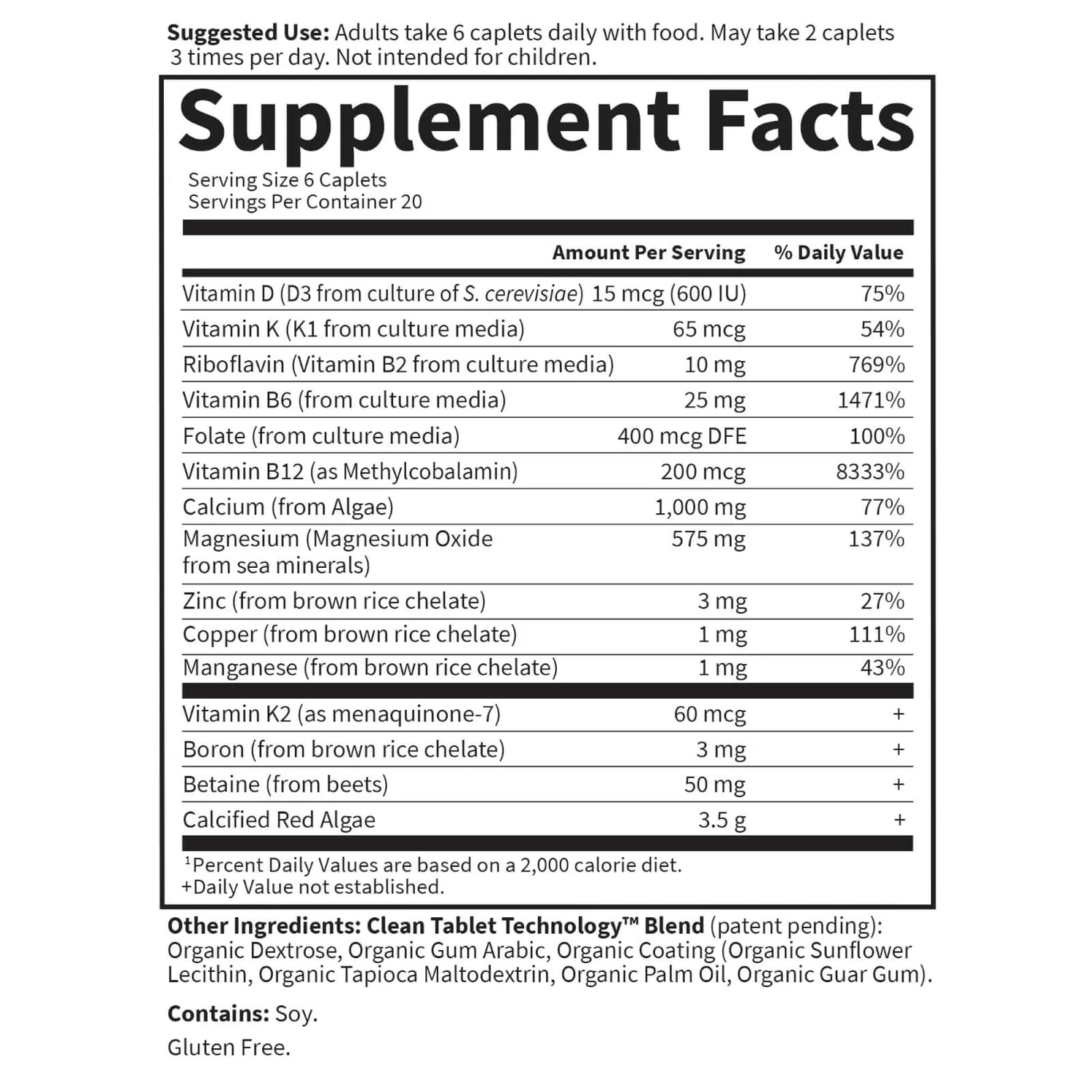 Living Calcium Advanced - 120 Tablets 3 Living Calcium Advanced - 120 Tablets - Image 3