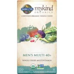 Mykind Organics Mens 40 Multi 120 Tablets