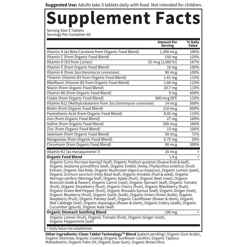 Mykind Organics Pre-Natal Multi Vitamins - 180 Tablets 3 Mykind Organics Pre-Natal Multi Vitamins - 180 Tablets - Image 3