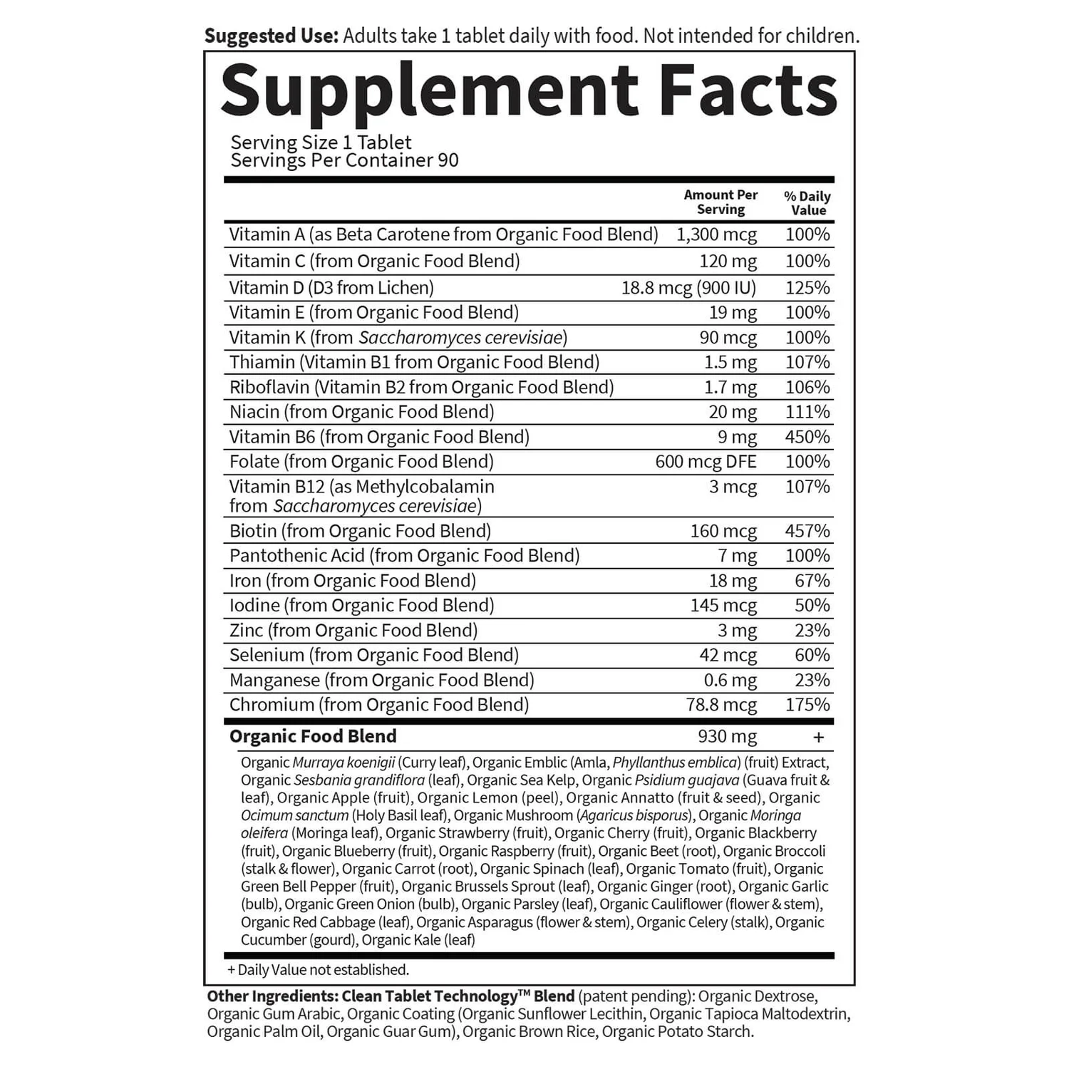 Mykind Organics Prenatal Once Daily - 90 Tablets 3 Mykind Organics Prenatal Once Daily - 90 Tablets - Image 3