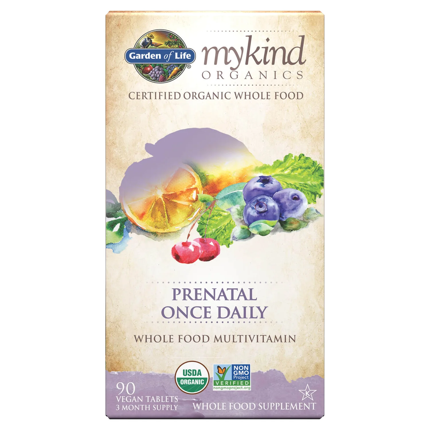 Mykind Organics Prenatal Once Daily - 90 Tablets 1 Mykind Organics Prenatal Once Daily - 90 Tablets