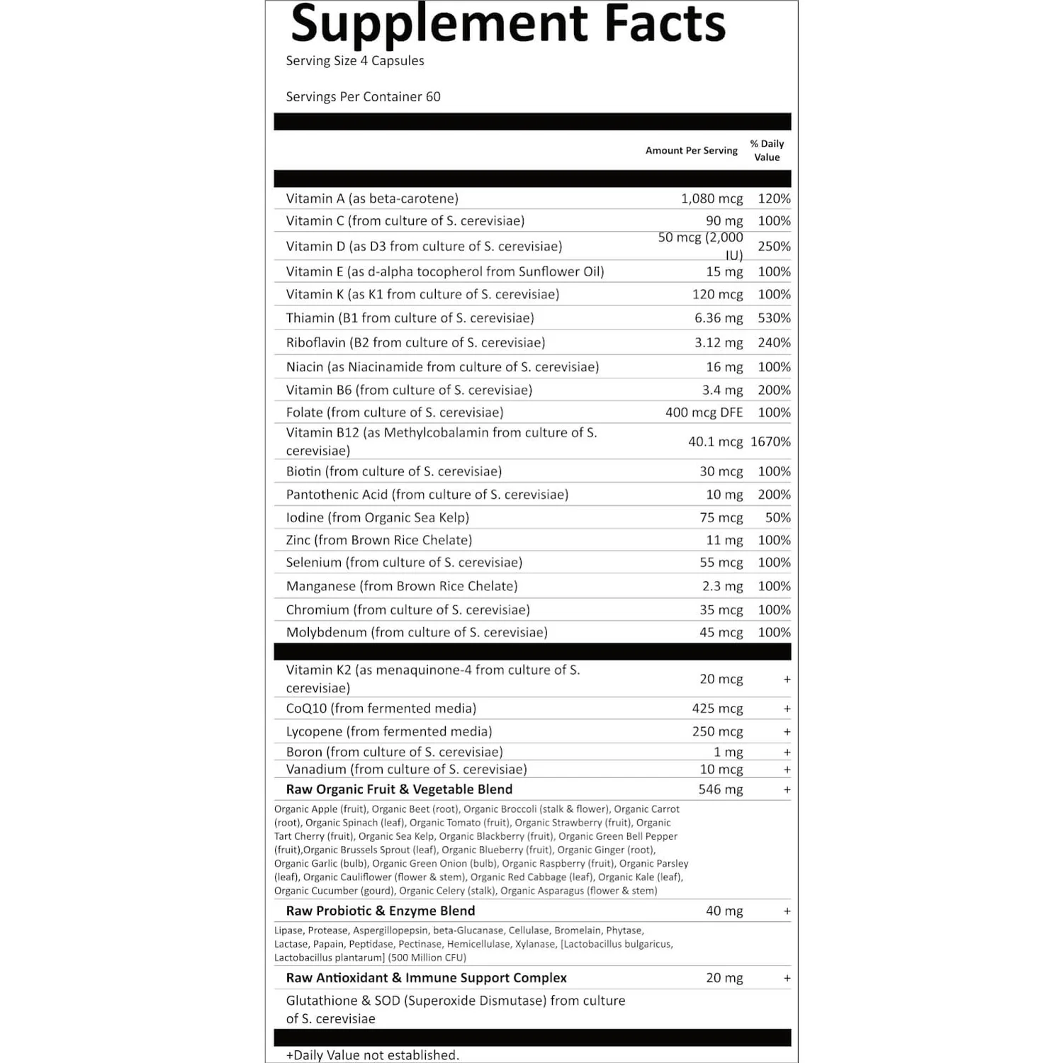 Vitamin Code Men - 240 Capsules 3 Vitamin Code Men - 240 Capsules - Image 3