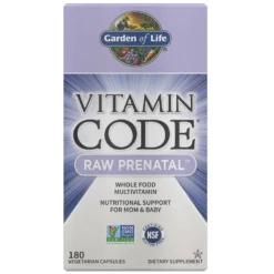 Vitamin Code Raw PreNatal - 180 Capsules