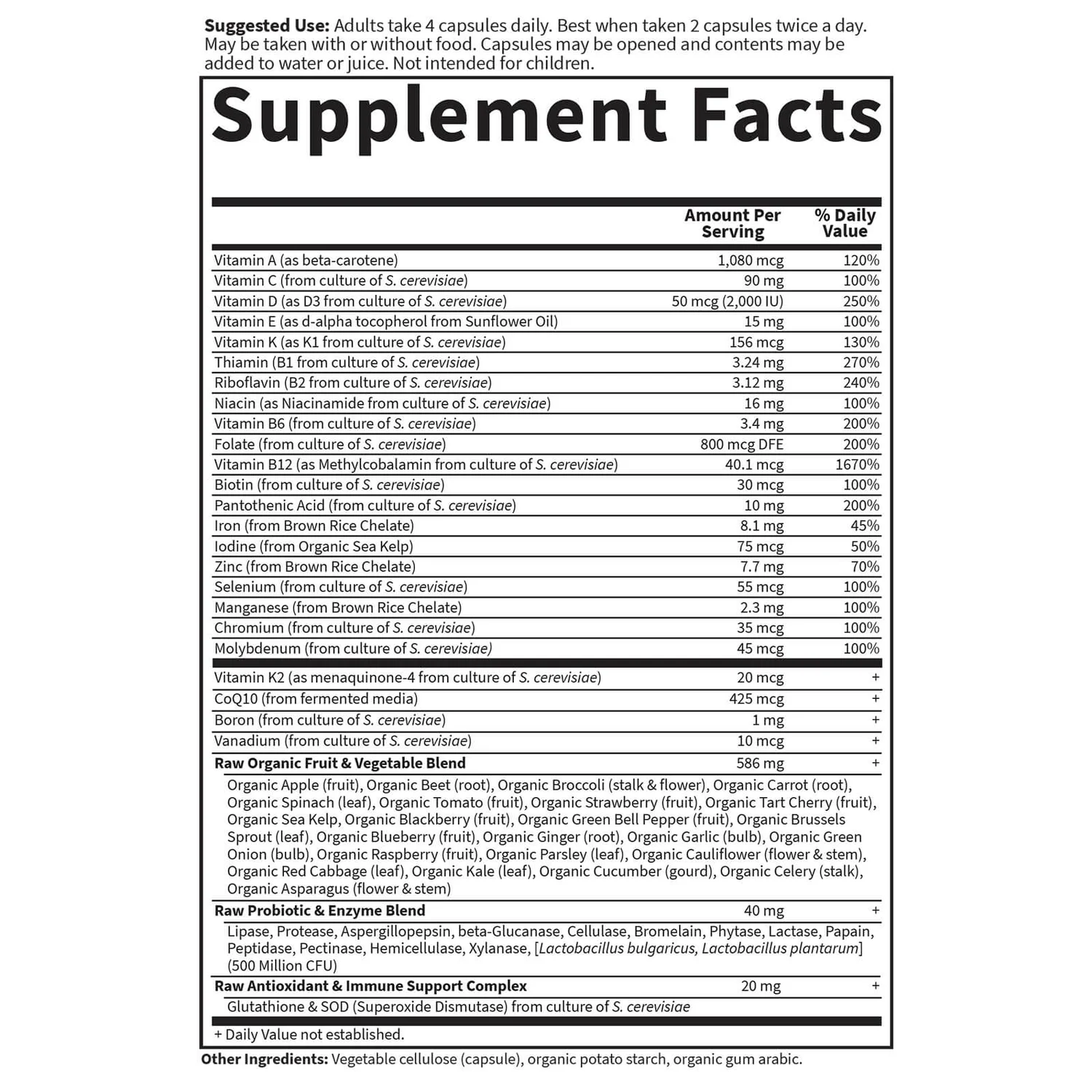 Vitamin Code Women - 240 Capsules 3 Vitamin Code Women - 240 Capsules - Image 3