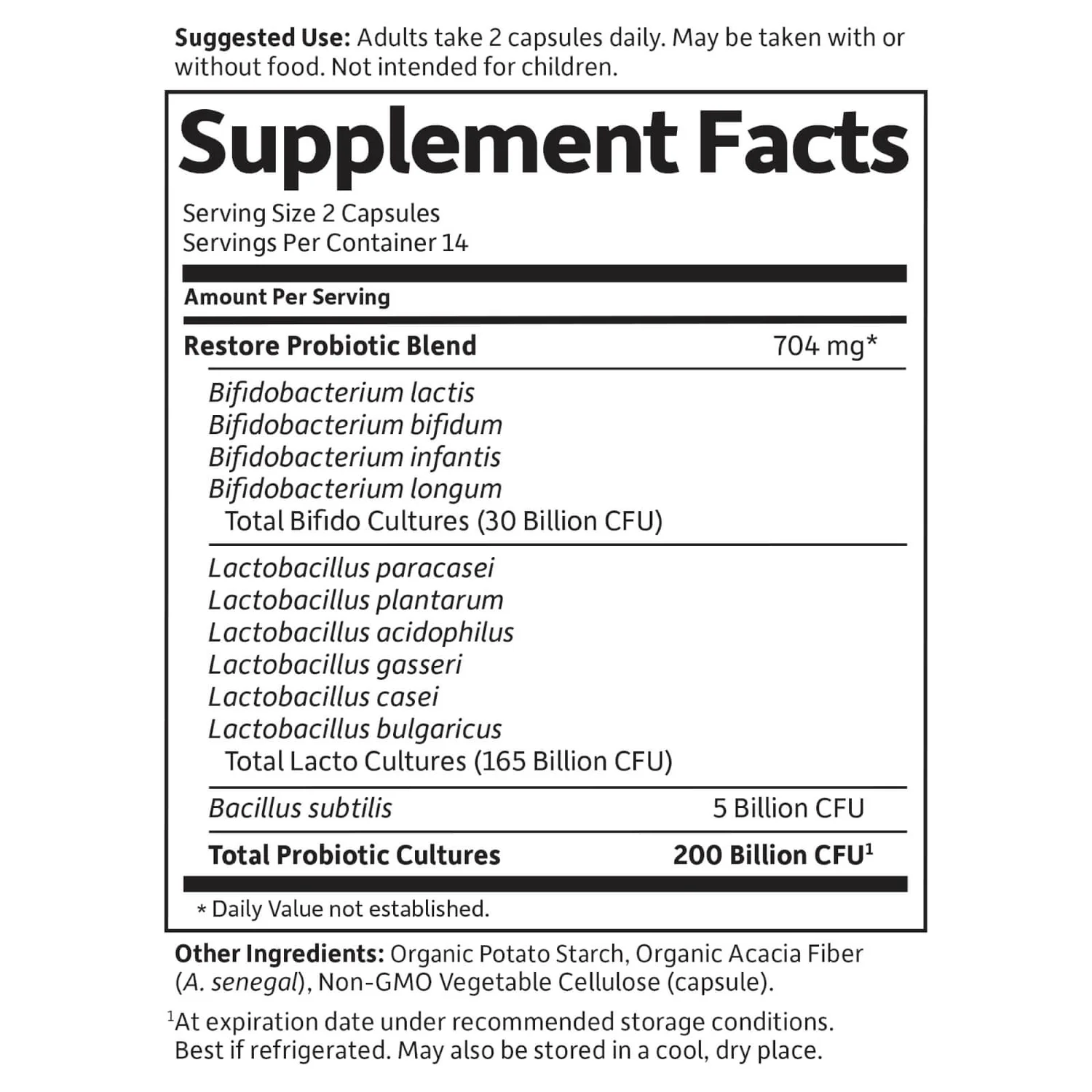 Microbiomes Platinum Restore 200B - Cooler - 28 Capsules 2 Microbiomes Platinum Restore 200B - Cooler - 28 Capsules - Image 2