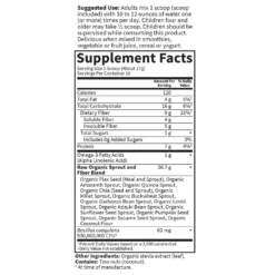 Raw Fiber 15 Organic Superfoods 268g Powder -Garden Of Life Shop 12941064 1054931908858521