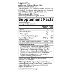 Mykind Organics Cough & Mucus Immune Syrup 150ml Liquid -Garden Of Life Shop 12941070 1924871706262830