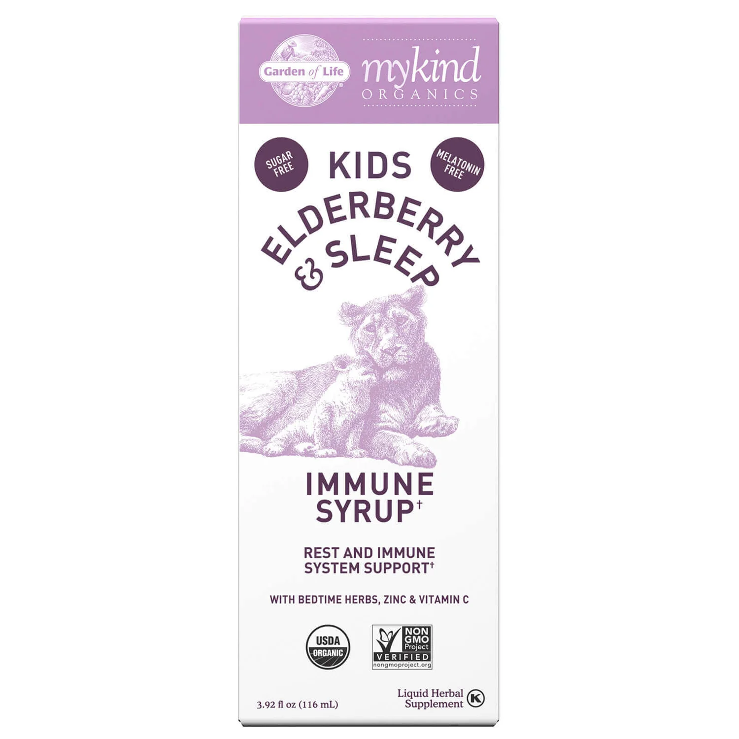 Mykind Organics Kids Elderberry & Sleep Immune Syrup 116ml 1 Mykind Organics Kids Elderberry & Sleep Immune Syrup 116ml