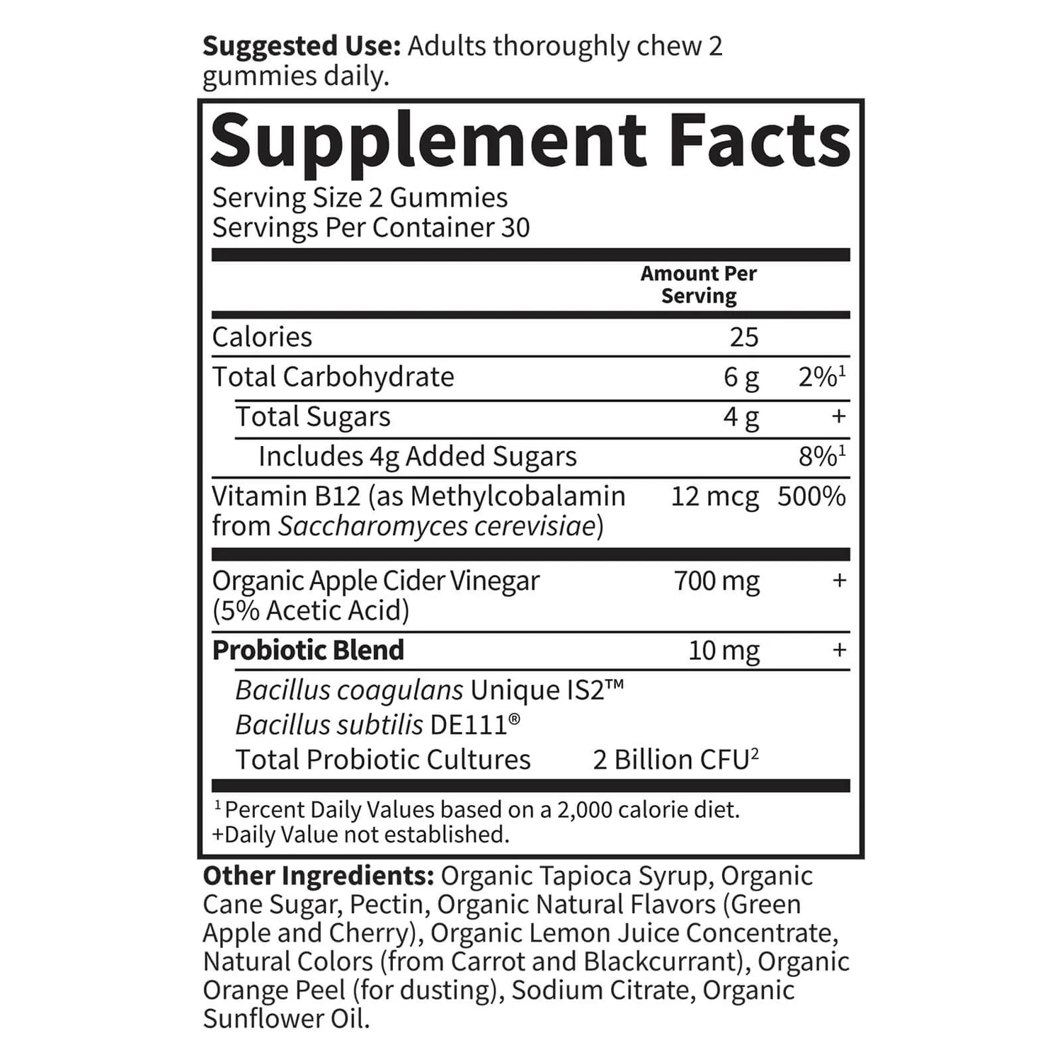 Mykind Organics Apple Cider Vinegar 2 Billions CFU Microbiomes - 60 Gummies 3 Mykind Organics Apple Cider Vinegar 2 Billions CFU Microbiomes - 60 Gummies - Image 3