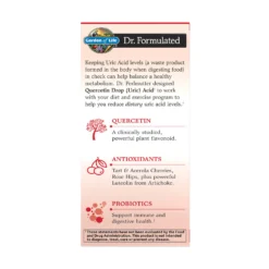 Quercetin 500mg - Drop Uric Acid - 60 Tablets -Garden Of Life Shop 13531034 1954926535297836