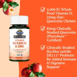 Vitamin D3 5,000 IU & Chelated Zinc – 30 Tablets 17 Vitamin D3 5,000 IU & Chelated Zinc – 30 Tablets -Garden Of Life Shop 13531035 1334926536117226