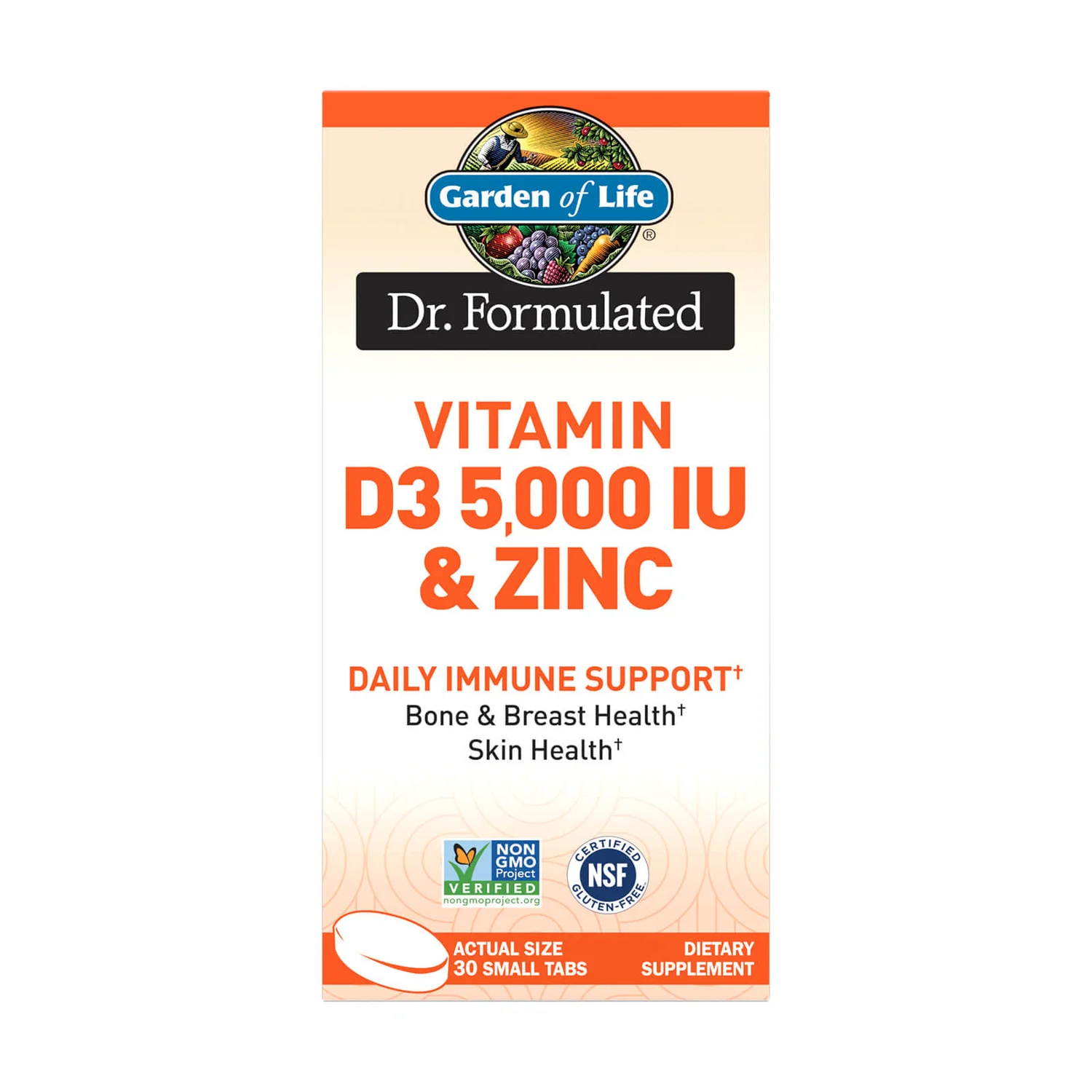 Vitamin D3 5,000 IU & Chelated Zinc – 30 Tablets 1 Vitamin D3 5,000 IU & Chelated Zinc – 30 Tablets