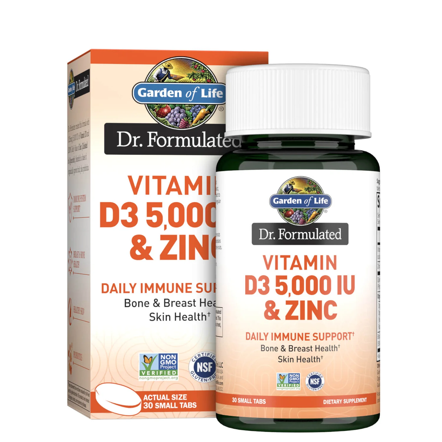 Vitamin D3 5,000 IU & Chelated Zinc – 30 Tablets 2 Vitamin D3 5,000 IU & Chelated Zinc – 30 Tablets - Image 2