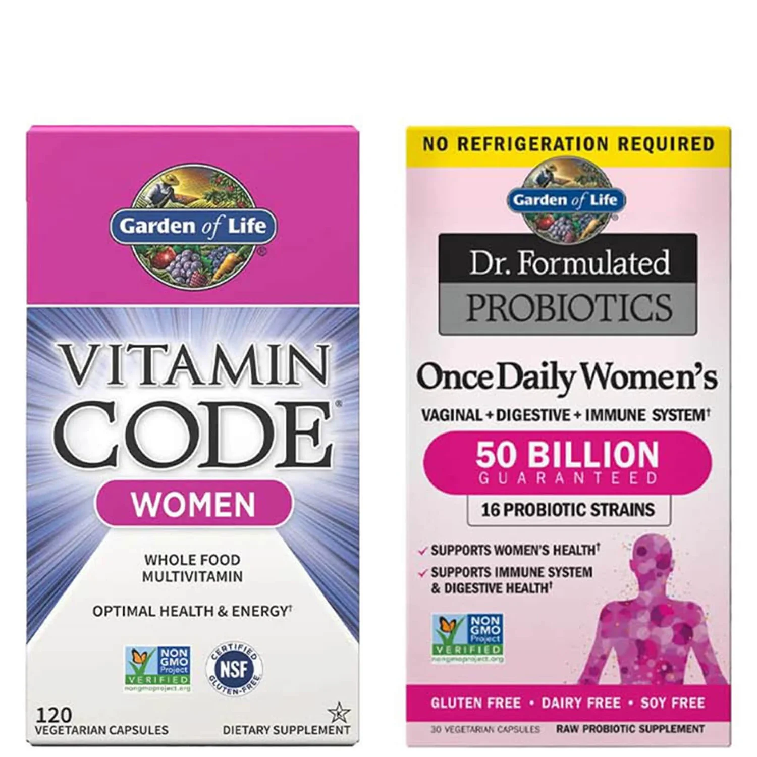 Women's Vitamins And Gut Health Bundle 1 Women's Vitamins And Gut Health Bundle