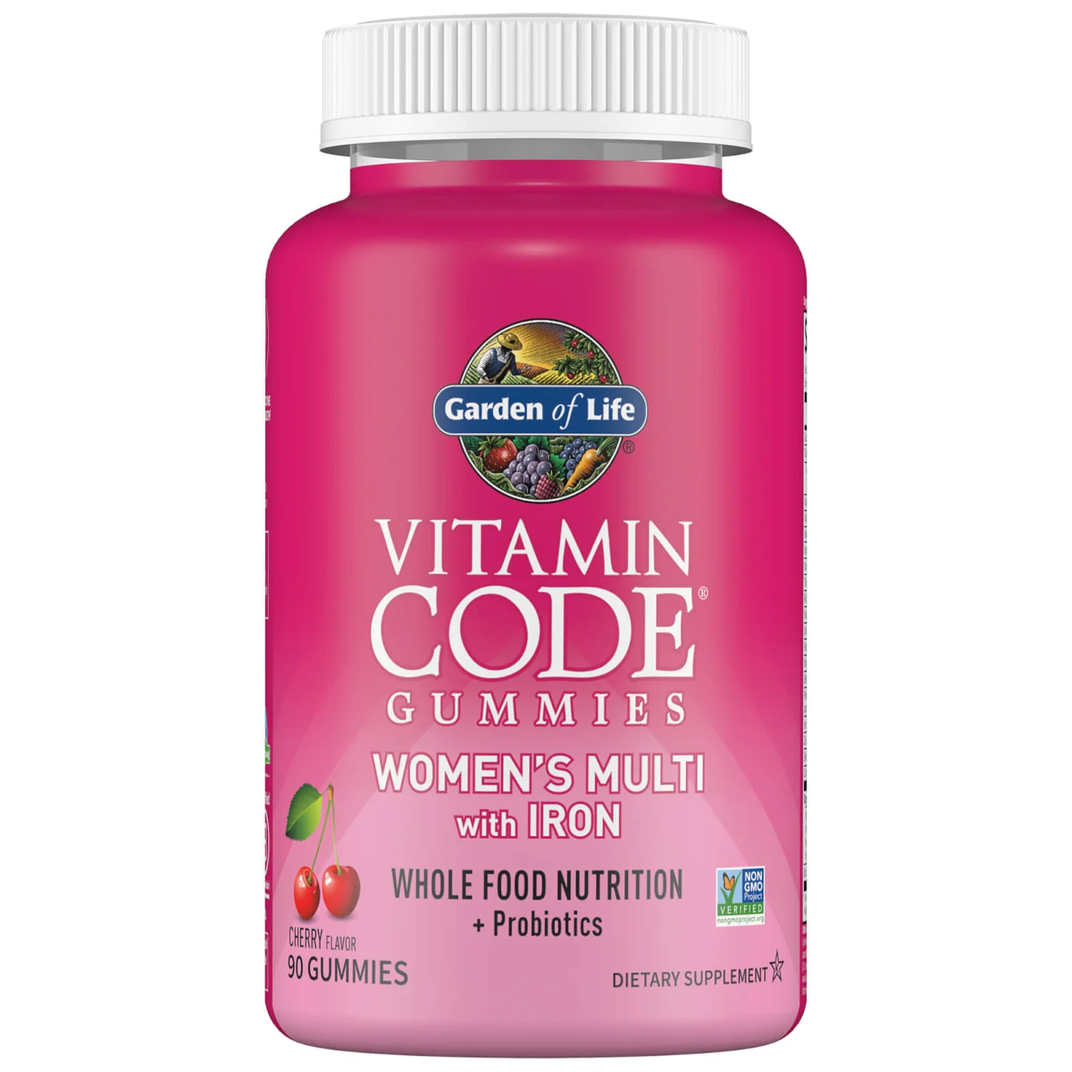 Vitamin Code Women's Multi With Iron Gummies - Cherry - 90 Gummies 1 Vitamin Code Women's Multi With Iron Gummies - Cherry - 90 Gummies