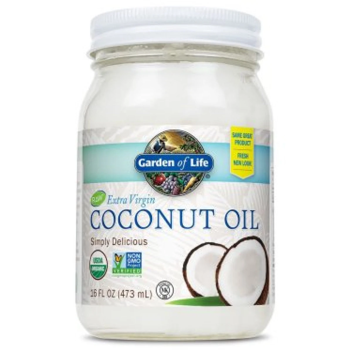 Garden Of Life Organic Raw Extra Virgin Coconut Oil, 16 Fl Oz 1 Garden Of Life Organic Raw Extra Virgin Coconut Oil, 16 Fl Oz