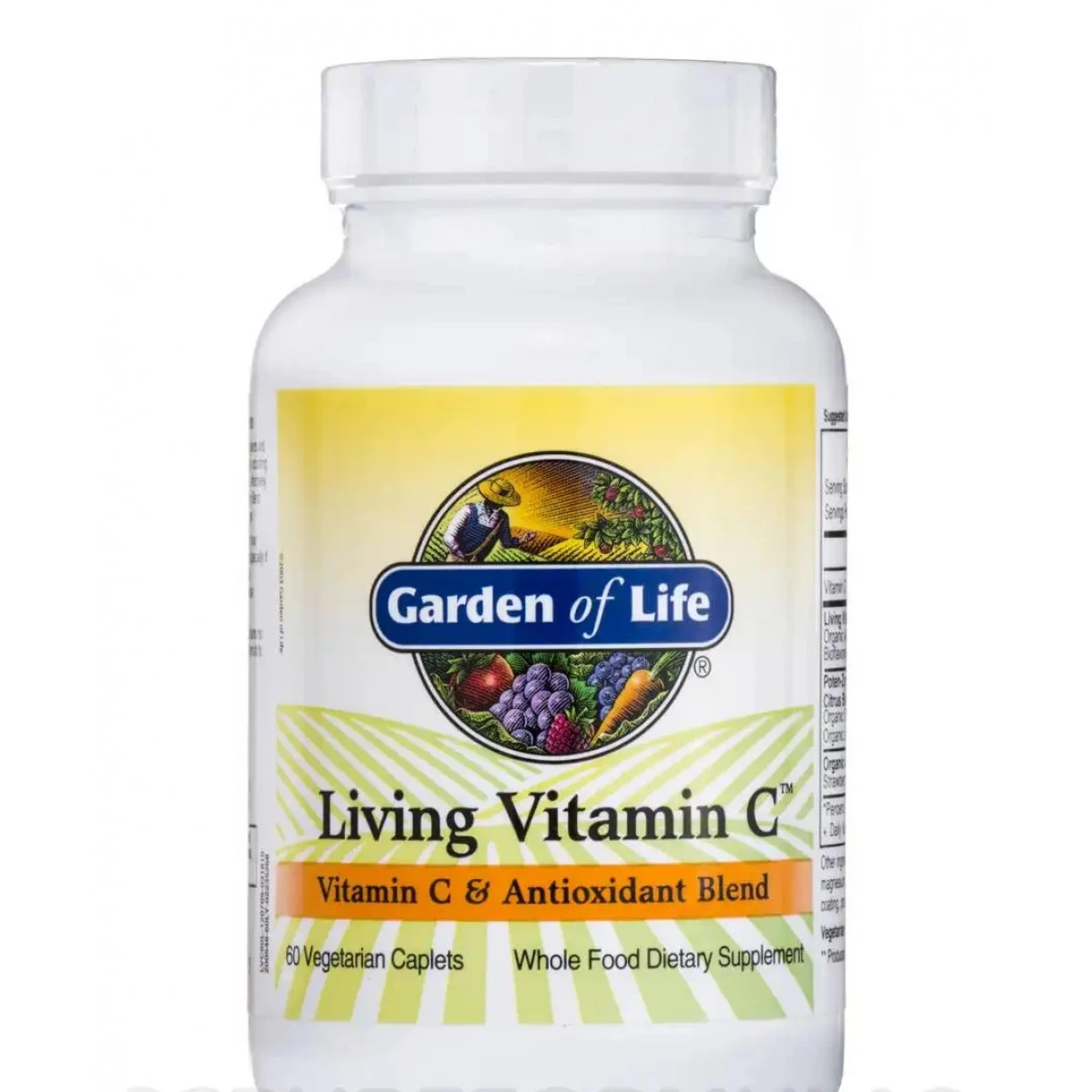 Garden Of Life Living Multi Vitamin C - 60 Vegetarian Caplets 1 Garden Of Life Living Multi Vitamin C - 60 Vegetarian Caplets